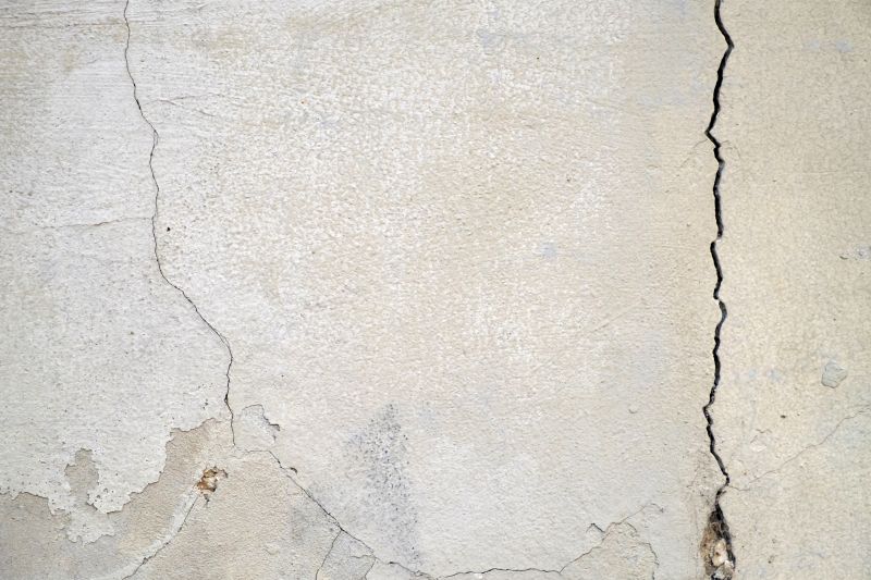 Repaired Cracked Walls
